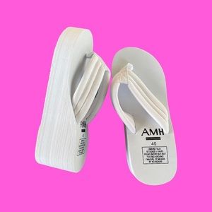 Platform Chunky Flip Flop Sandals